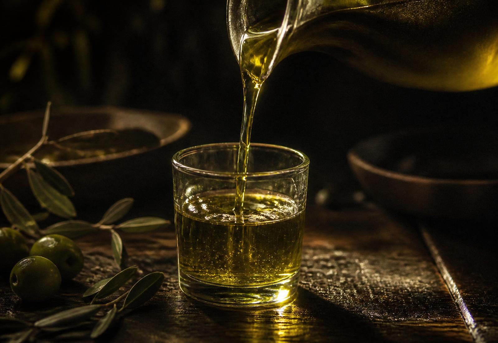 Aceite de oliva virgen extra recién elaborado